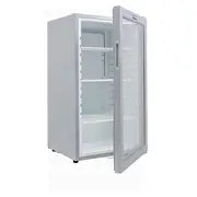Yamada YCC90G 85L Glass Door Refrigerator | Single Door Beverage Cooler with LED Light & Lock