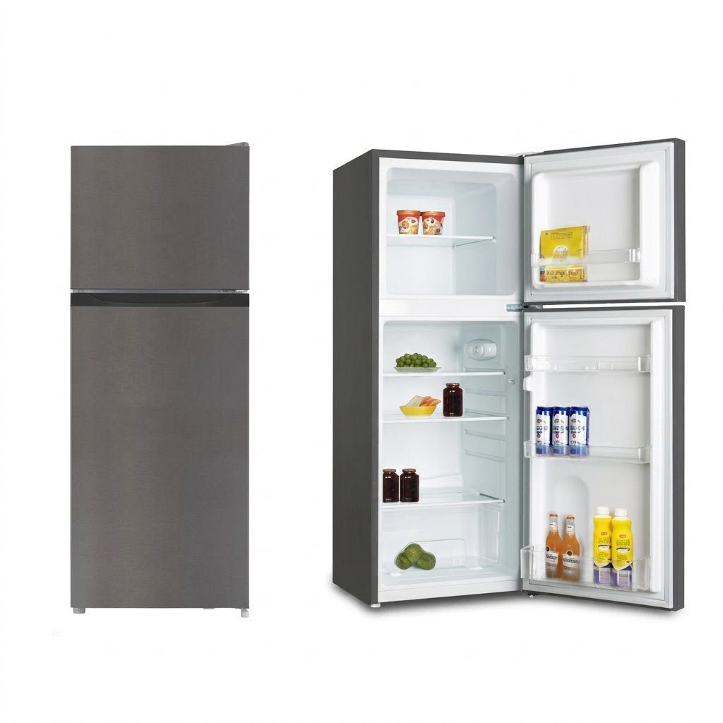 SPJ Top Mount Refrigerator 138L TSLW160C | Double Door | No Frost | R600a Refrigerant | Dark Grey