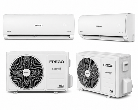 Frego FRMHW018ROT3C 1.5 Ton Split Air Conditioner | Rotary Compressor | 1 Star Energy Rating | Powerful Cooling | Heat & Cool AC