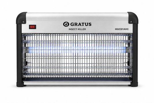 GRATUS Insect Killer IK62301AHC | Single UV Tube Electric Fly & Mosquito Killer | Chemical-Free Pest Control