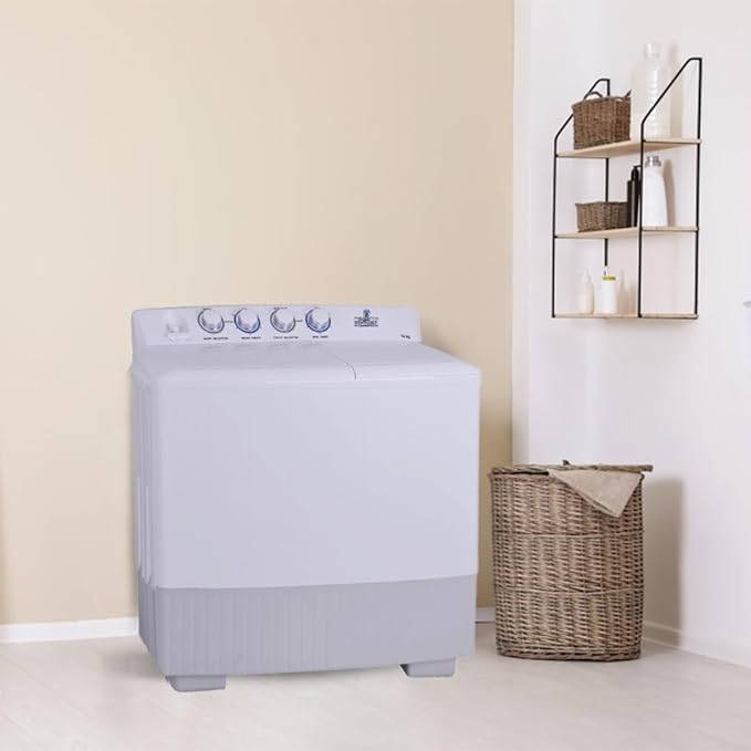 Westpoint WTX-1417 14KG Twin Tub Semi Automatic Washing Machine | Top Load | Plastic Body | Air Dry Technology