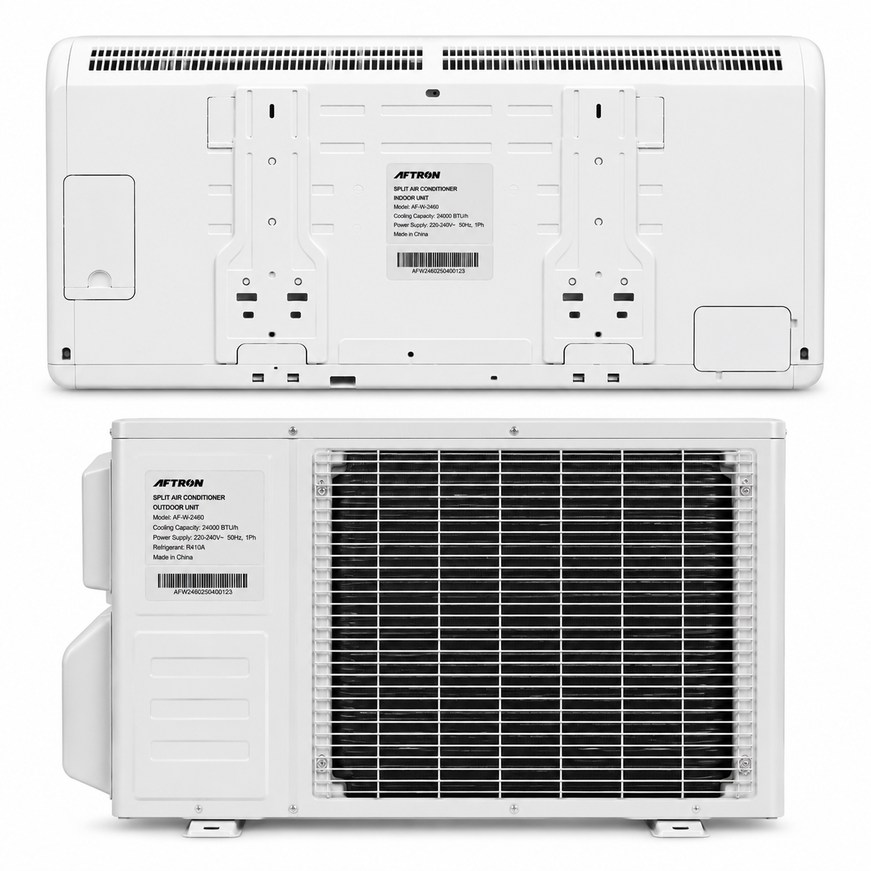 AFTRON 2.0 Ton Split Air Conditioner – AF-W-2460 | Heavy-Duty Piston Compressor Cooling