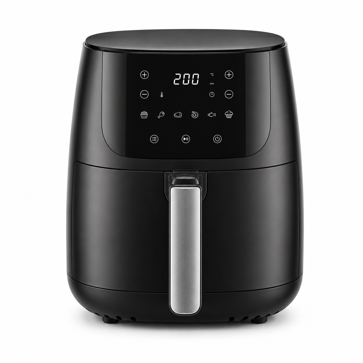 Midea MAD-400T2APH 4L Digital Air Fryer | 1400W Touch Control | 6 Preset Cooking Programs | UAE