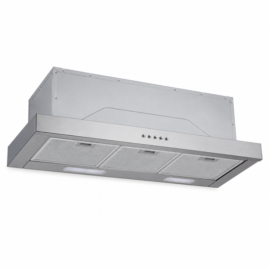Midea 90cm Built-In Conventional Cooker Hood 90F49 | 3 Speed | Stainless Steel | UAE
