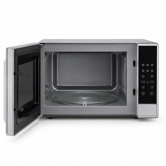 Midea 25L Digital Solo Microwave Oven EM925A2GU-SL | 900W | Silver | Touch Control | UAE