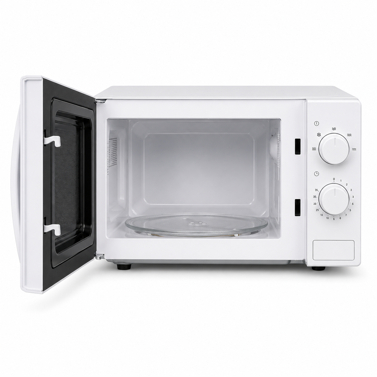 Midea 20L Solo Microwave Oven MO20MWH | 700W | Manual Control | White | UAE