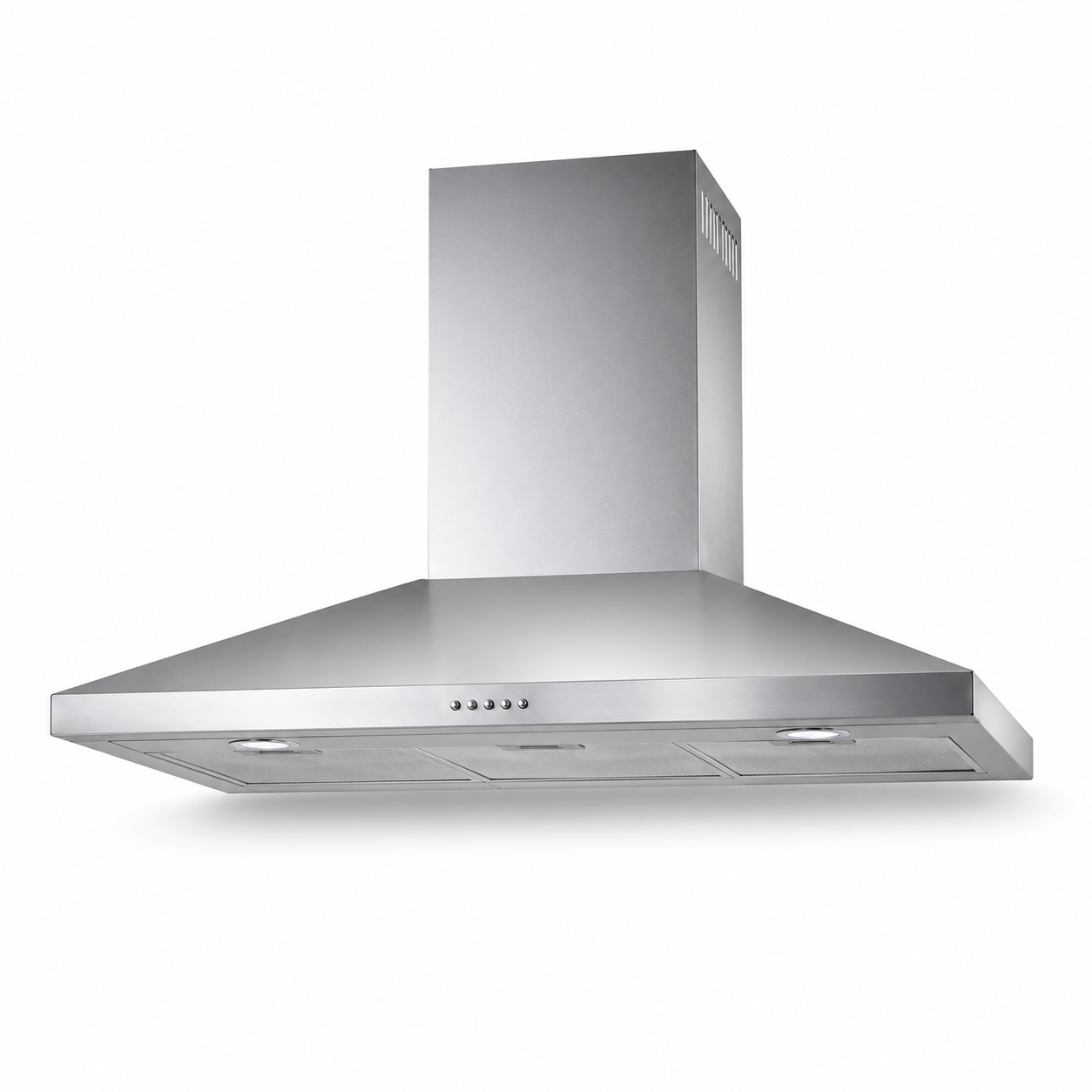 Midea 90cm Chimney Cooker Hood E90MEW2M19 | 600m³/h Suction | Stainless Steel | UAE