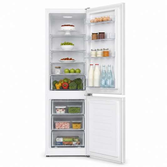 Candy CKBBF172KN Built-In Bottom Freezer Refrigerator 240L No Frost White