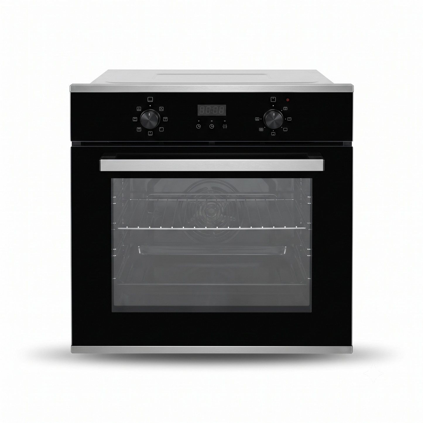 Nobel 60L Built-In Electric Oven NBI64090 | Turbo Fan | 8 Functions | Digital Timer | Black | UAE