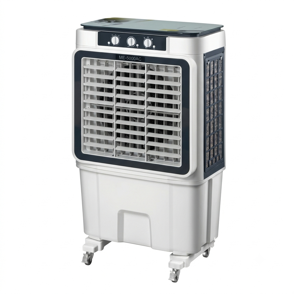 JETCOOL ME-5000AC Evaporative Air Cooler | High Airflow, Energy Efficient & Portable Cooling
