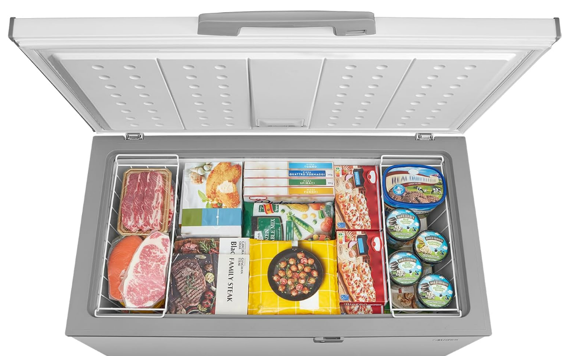Midea 384L Chest Freezer with Fast Freeze & Adjustable Thermostat |MDRC405FZEO1