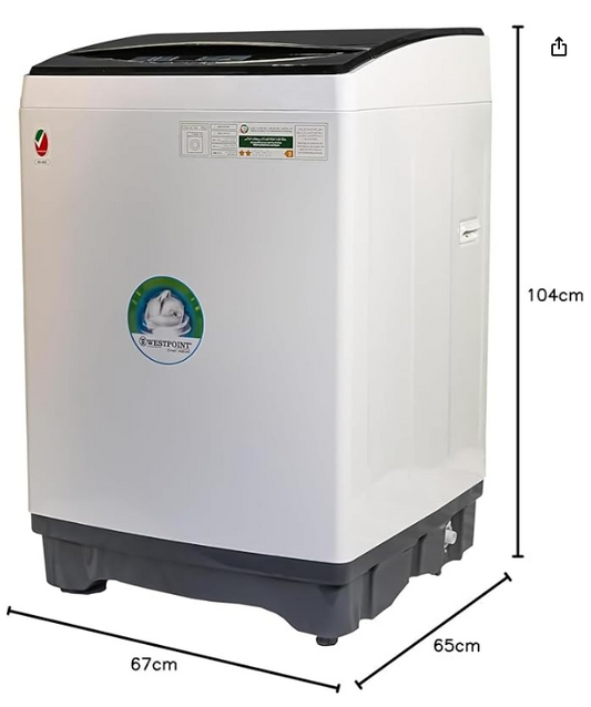 Westpoint 15KG Fully Automatic Top Load Washing Machine – WLX-1517P | LED Display | 9 Wash Programs | White
