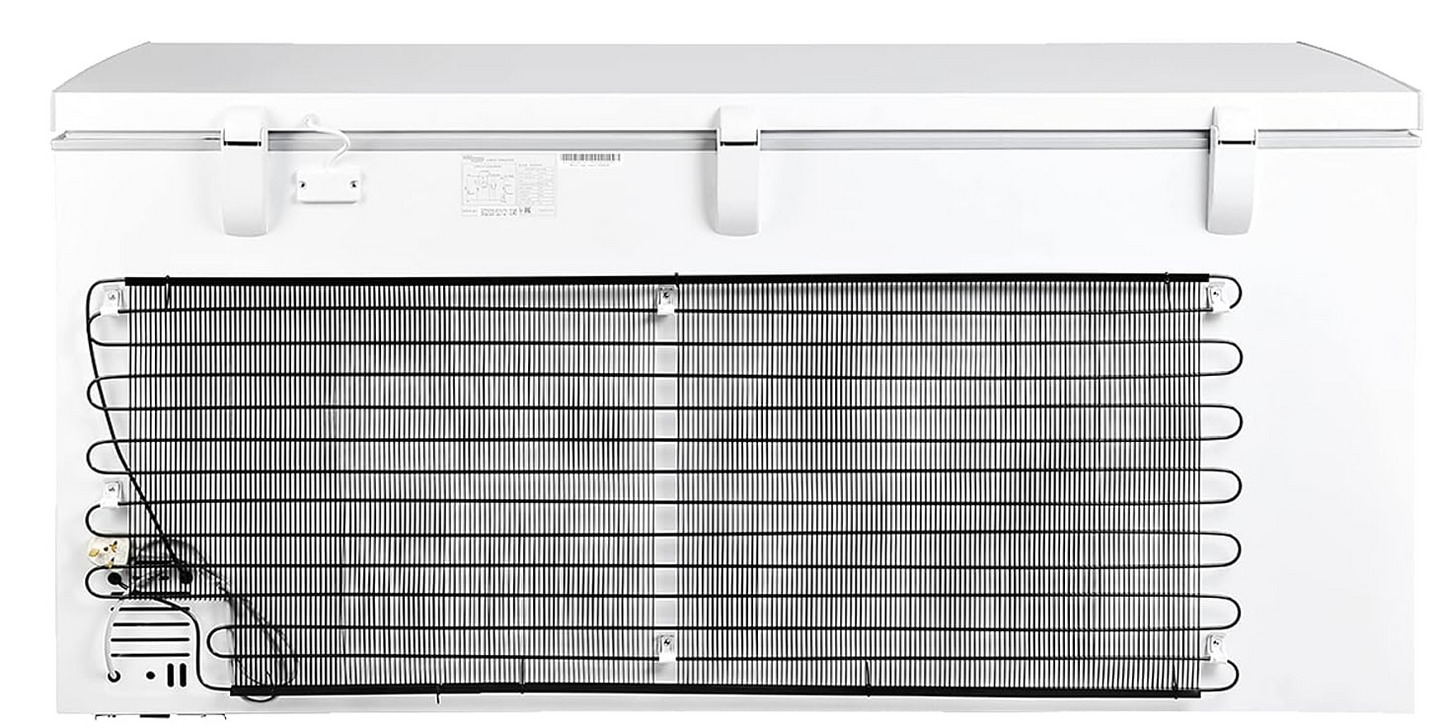 Midea 508L Chest Freezer with Fast Freeze, Dual Mode & Electronic Control – White|MDRC698FZEO1