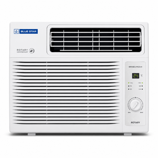 Blue Star Window AC 1.5 Ton Rotary WM18CLYFC3-01 – Fast Cooling & Energy Efficient Air Conditioner