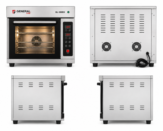 General Line GL-100EO Commercial Electric Oven – Compact Professional Baking Oven