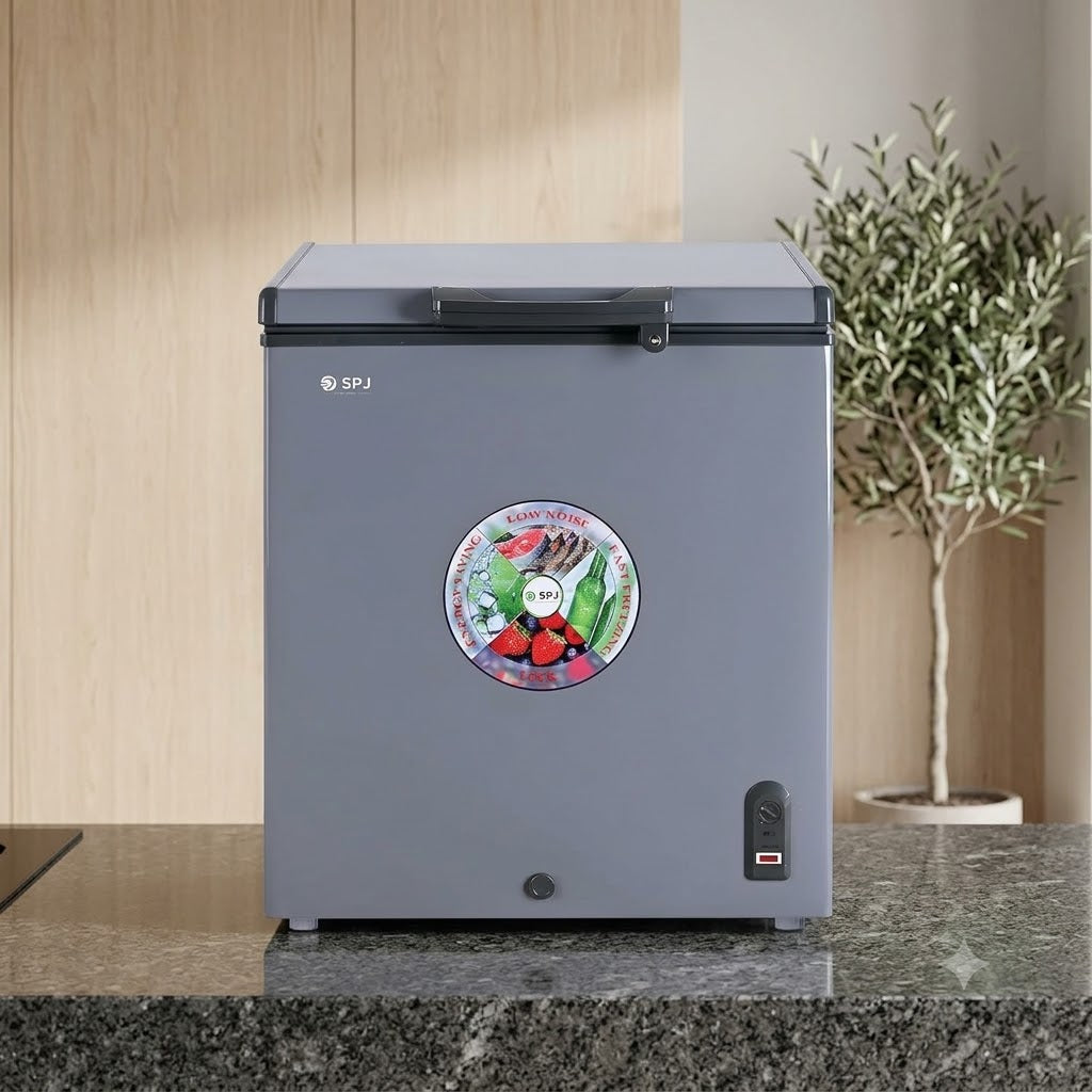 SPJ Chest Freezer POSH-SLW210 | 150L | Single Door | Hard Top | Energy Efficient | R600a