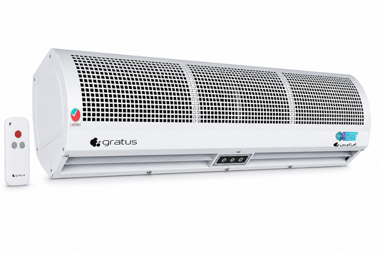 GRATUS Air Curtain 120CM GC12G5-2RC-DS with Remote Control & Door Sensor
