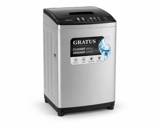 GRATUS W/M Semi Auto Washing Machine 7KG – GSW07KCDX | Powerful Twin Tub Washer & Spinner
