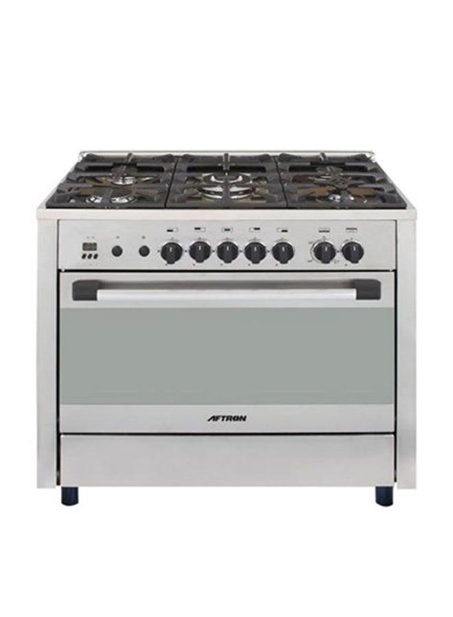 AFTRON 90x60cm Gas Cooker Egypt – AFGR9060FESD | 5 Burner Gas Range with Oven & Auto Ignition