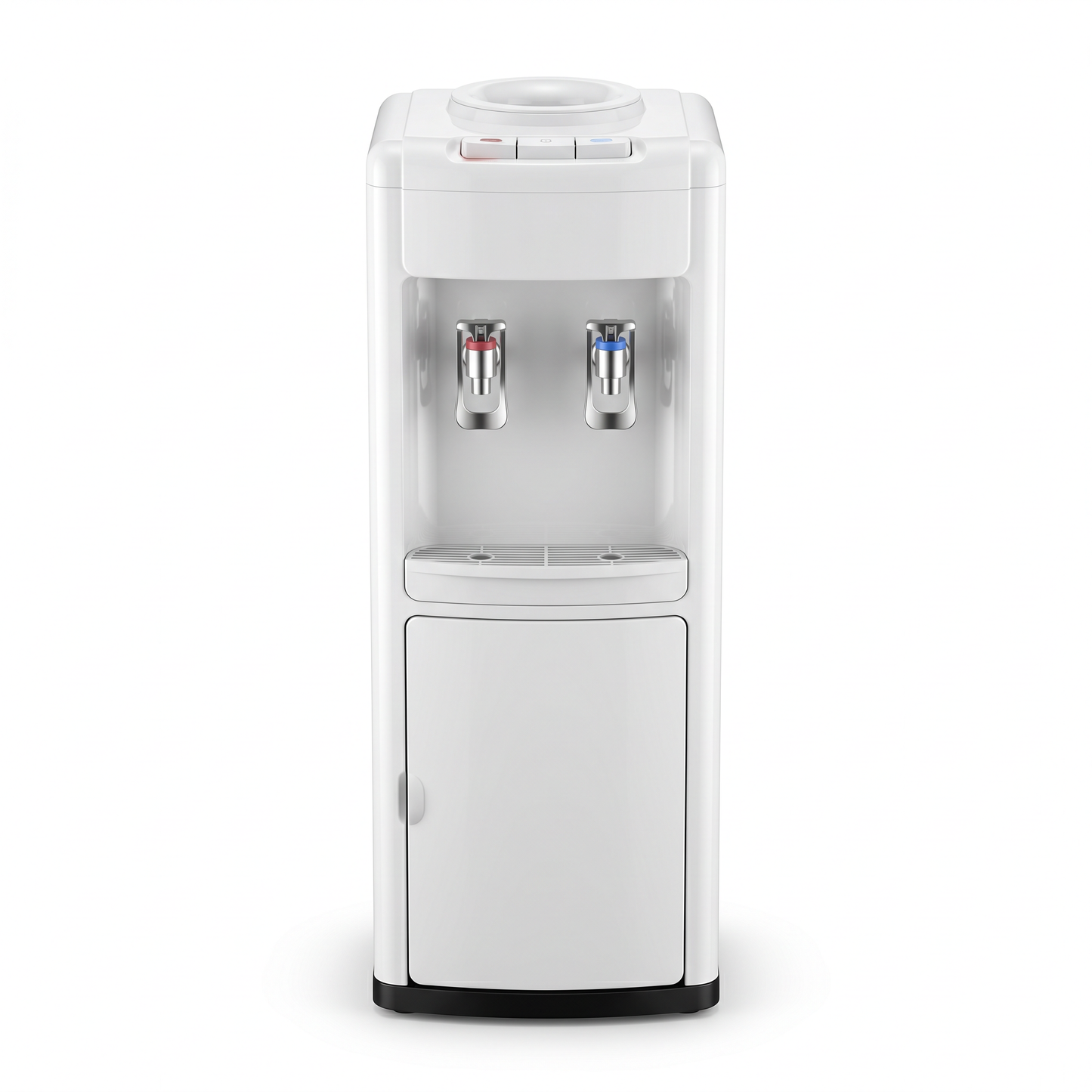 Midea Top Loading Water Dispenser YL2436S-W(W)-G | Hot & Cold | 2 Taps | 35L Storage Cabinet | UAE