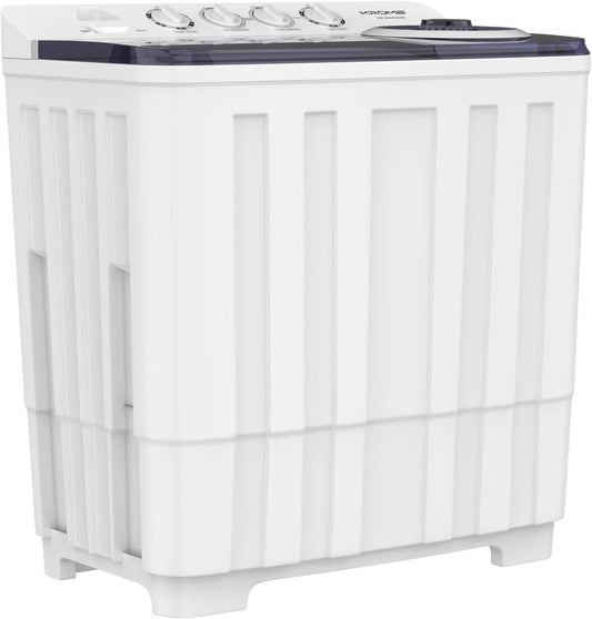 Krome KR-WSA200K 20KG Twin Tub Semi-Automatic Washing Machine – Heavy Duty Top Load Washer with 10KG Spin Dryer