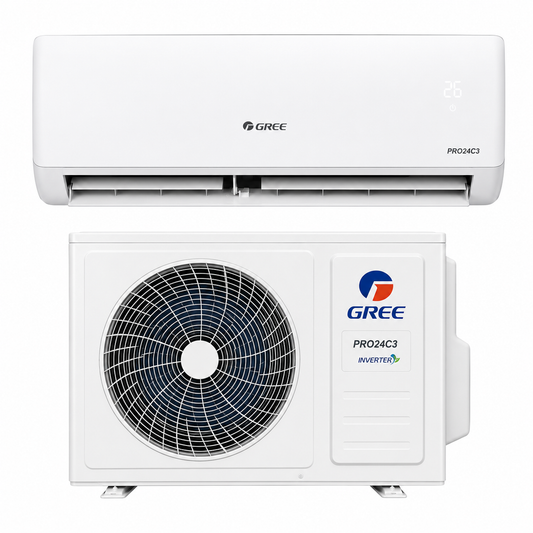 GREE Split AC 2.0 Ton Inverter PRO24C3 – Smart Cooling & Heating Air Conditioner
