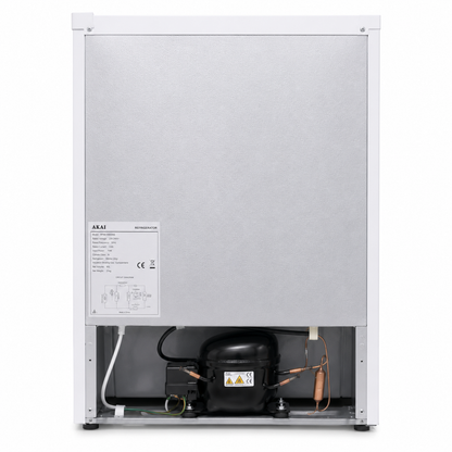 AKAI Refrigerator 90L RFMA-K90DW6 – Single Door Compact Refrigerator | Freezer Compartment | Adjustable Thermostat | White