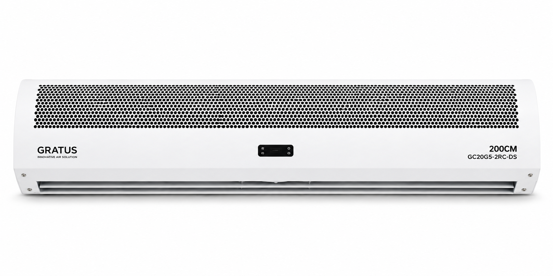 GRATUS Air Curtain 200CM GC20G5-2RC-DS | Commercial Remote Control Air Curtain with Door Sensor | 6.5FT Industrial Air Barrier
