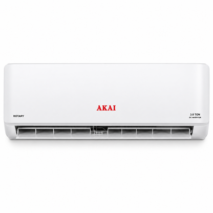 AKAI Split Air Conditioner 3.0 Ton ACMA-M36T3R4 – 36000 BTU | Rotary Compressor | 4-Way Swing | R410A Refrigerant | White
