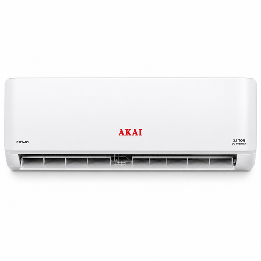 AKAI Split Air Conditioner 3.0 Ton ACMA-M36T3R4 – 36000 BTU | Rotary Compressor | 4-Way Swing | R410A Refrigerant | White