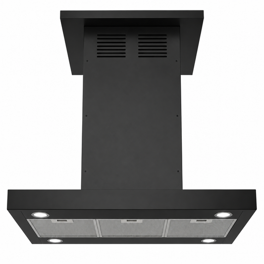 Baumatic Island Cooker Hood 90cm BMECH9WTBL – Premium Ceiling Mounted Kitchen Chimney Hood