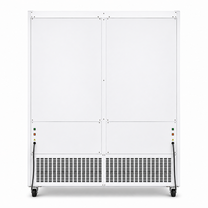General Line GL-1400DDSWDLX Double Swing Glass Door Showcase Chiller – Commercial Display Refrigerator