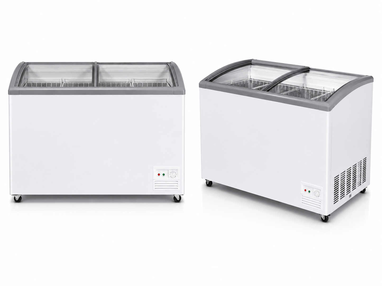 Feroli FE-ICF500CG Chest Ice Cream Freezer 500L Commercial Glass Top Freezer