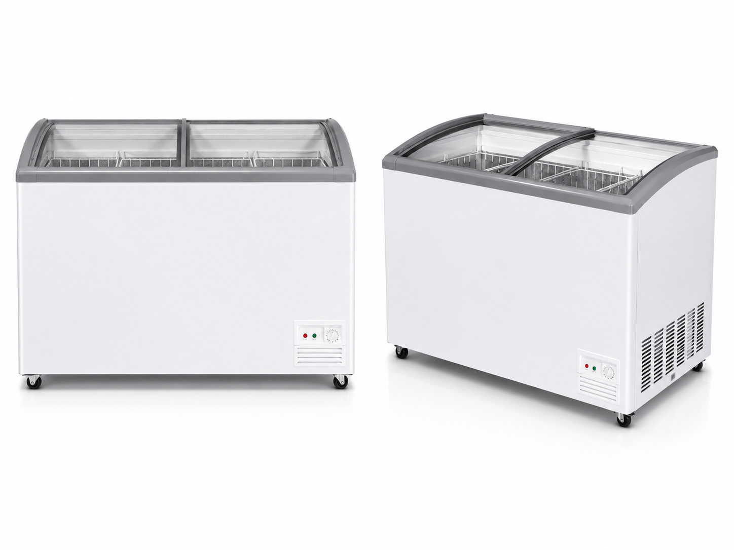 Feroli FE-ICF500CG Chest Ice Cream Freezer 500L Commercial Glass Top Freezer