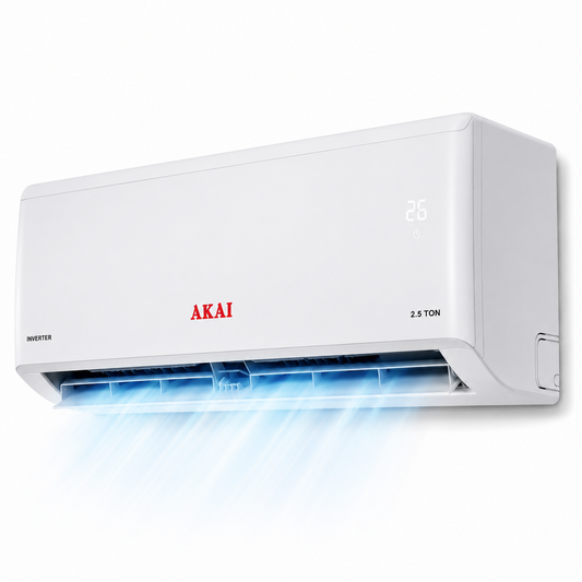 AKAI ACMA-M30PC 2.5 Ton Split Air Conditioner – Powerful Piston Compressor Cooling System