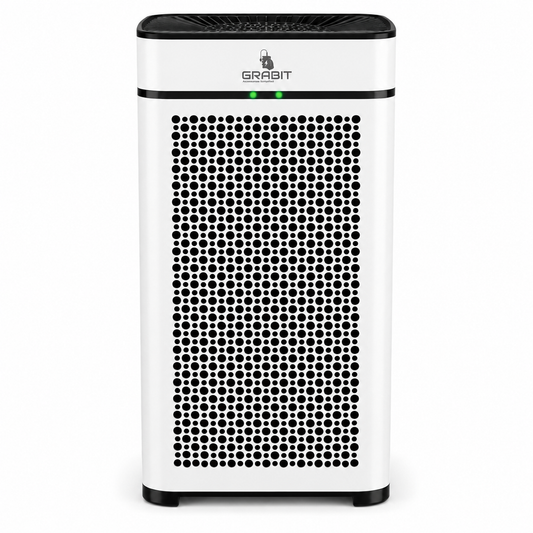 GRABIT GAP-300 Smart Air Purifier with HEPA 13 Filtration, Air Quality Sensor, Wi-Fi Control & Sleep Mode