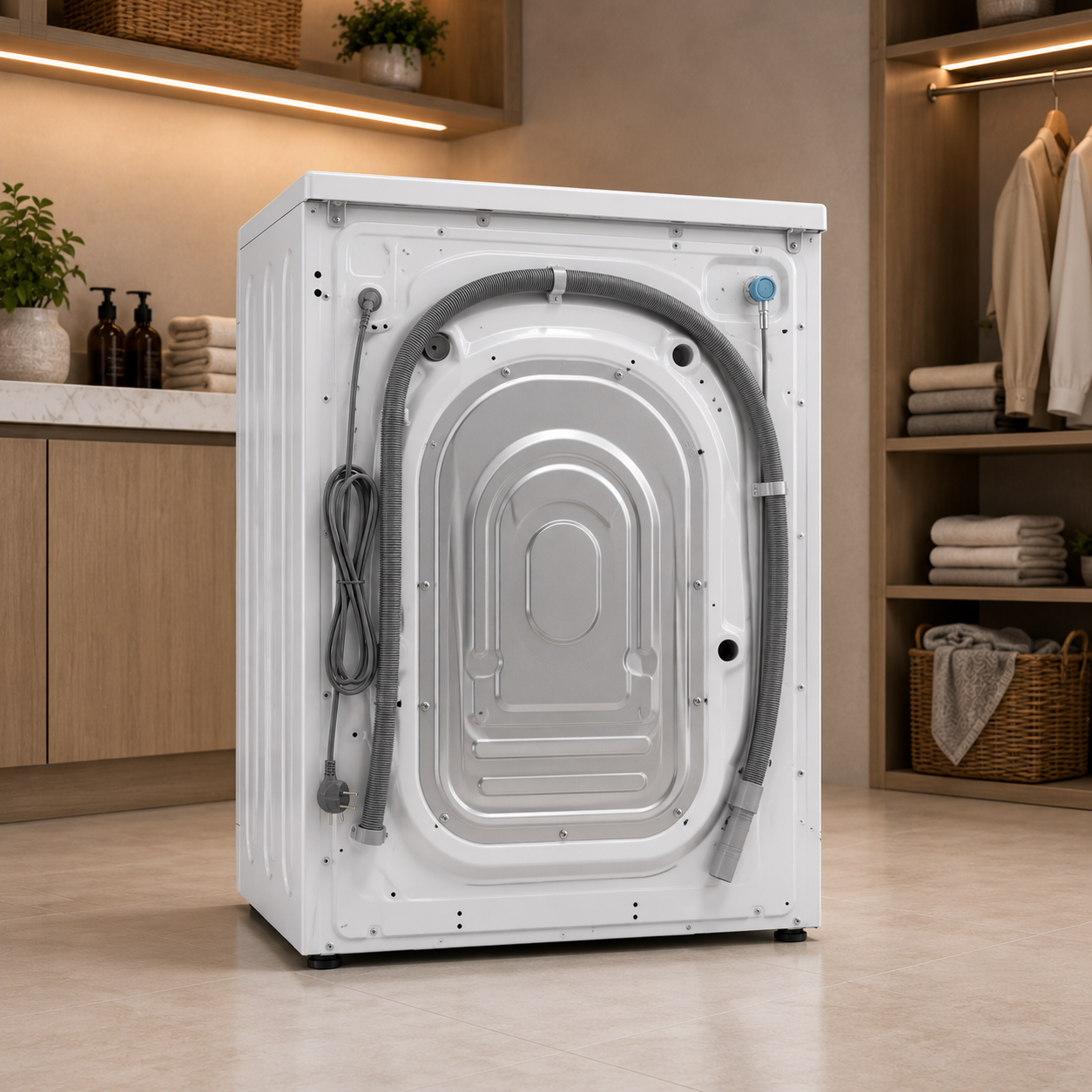 ARISTON NLM11946WCAGCC 9KG Front Load Washing Machine – 1400 RPM, Inverter Motor, Active Care Technology, White