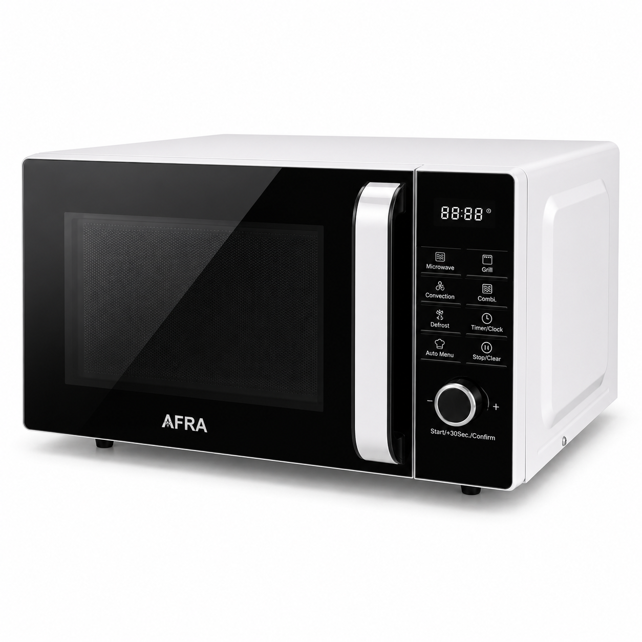 AFRA Stylish Digital Microwave Oven AF2070MWWT  Auto Cook, Defrost