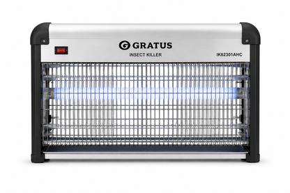 GRATUS Insect Killer IK62301AHC | Single UV Tube Electric Fly & Mosquito Killer | Chemical-Free Pest Control