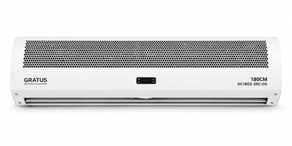 GRATUS Air Curtain 180CM GC18G5-2RC-DS | Commercial Remote Control Air Curtain with Door Sensor | 6FT Industrial Air Barrier