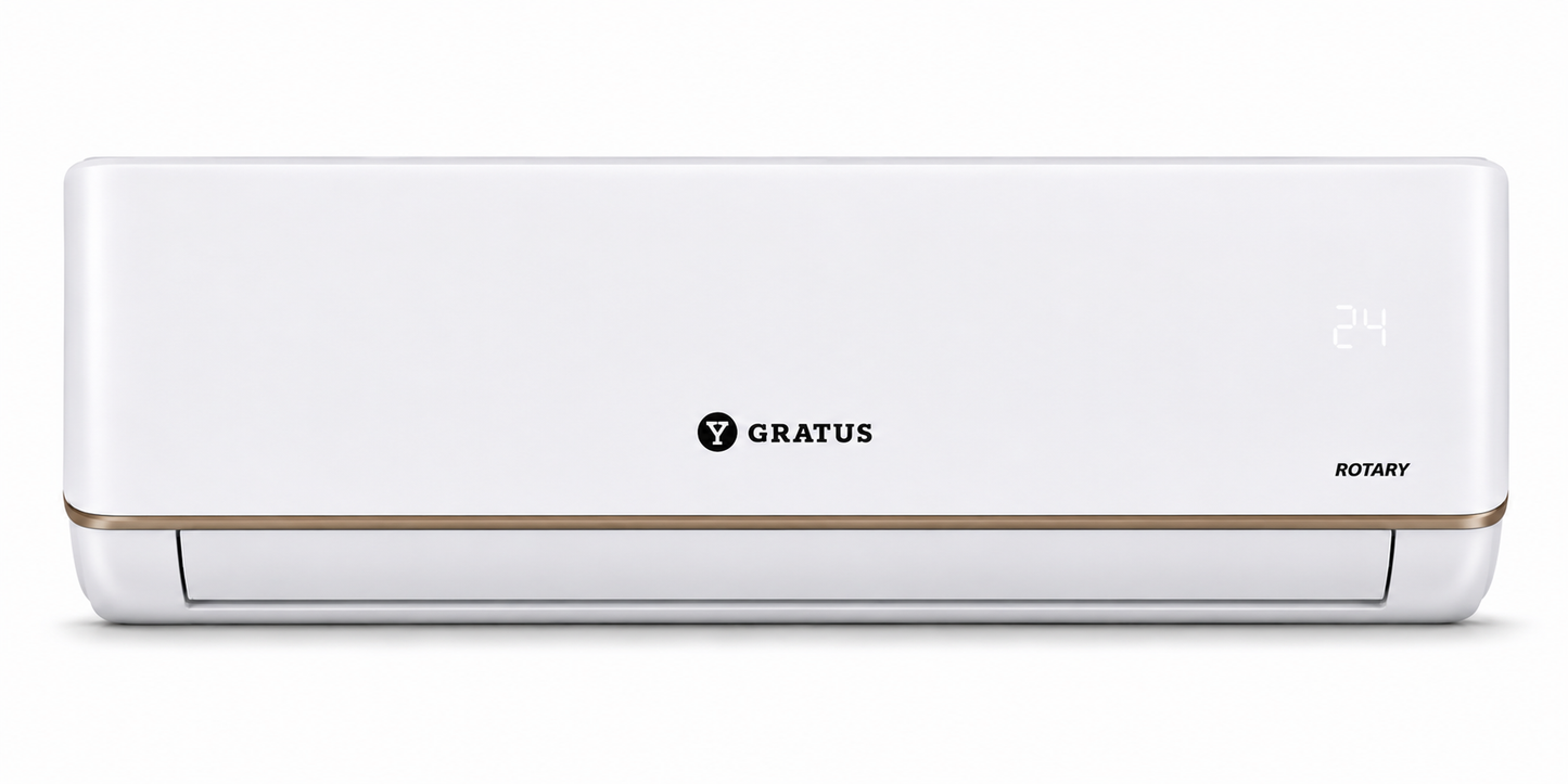 GRATUS 2.0 Ton Split Air Conditioner GSAC24TRS2 | Rotary Compressor | Turbo Cooling | R410A Refrigerant | 24000 BTU