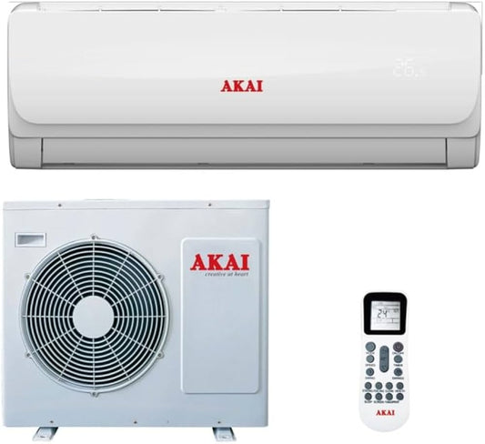 Akai 1.0 Ton Split Air Conditioner ACMA-M12T1C | Rotary Compressor | R410A | Fast Cooling | UAE