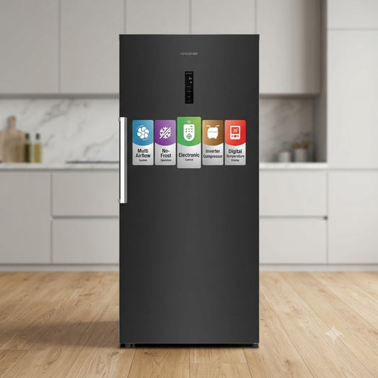 KROME Upright Freezer 750L KR-UF750IH – Frost Free Inverter Convertible Freezer with Multi Airflow Cooling