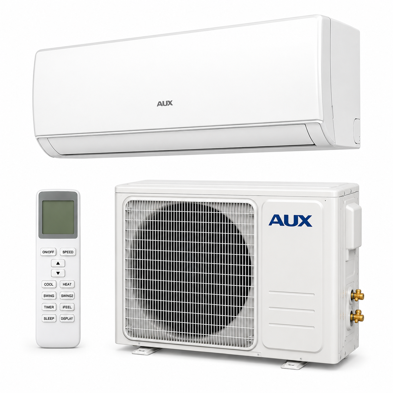 AUX Split AC 3.0 Ton R22 Rotary Compressor ASTW-36A4-LFC4 – Heavy Duty Cooling Air Conditioner