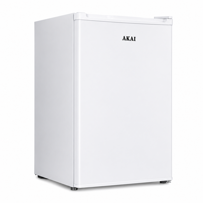 AKAI Refrigerator 90L RFMA-K90DW6 – Single Door Compact Refrigerator | Freezer Compartment | Adjustable Thermostat | White