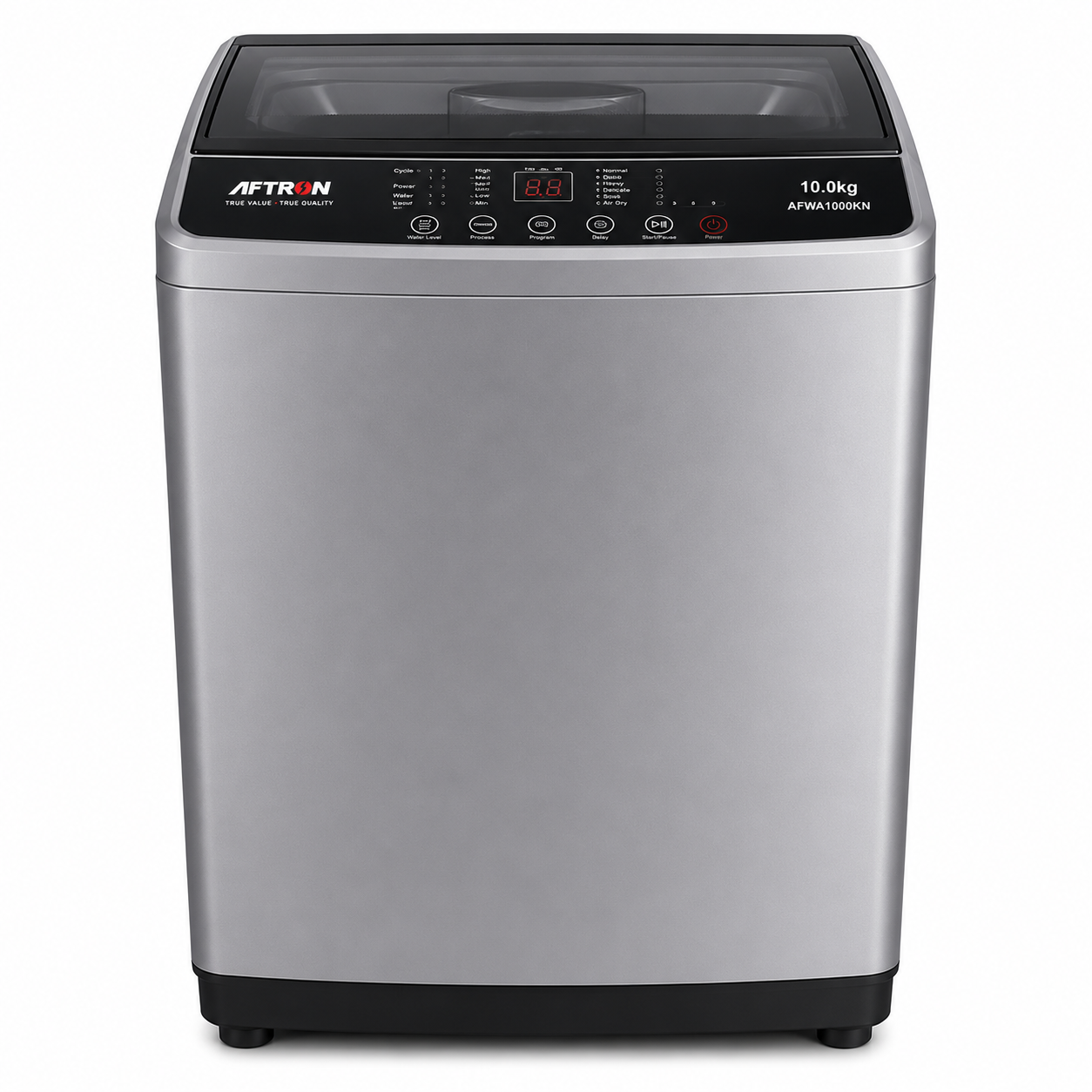 AFTRON Top Load Washing Machine 10KG AFWA1000KN – Fully Automatic | Large Capacity | White