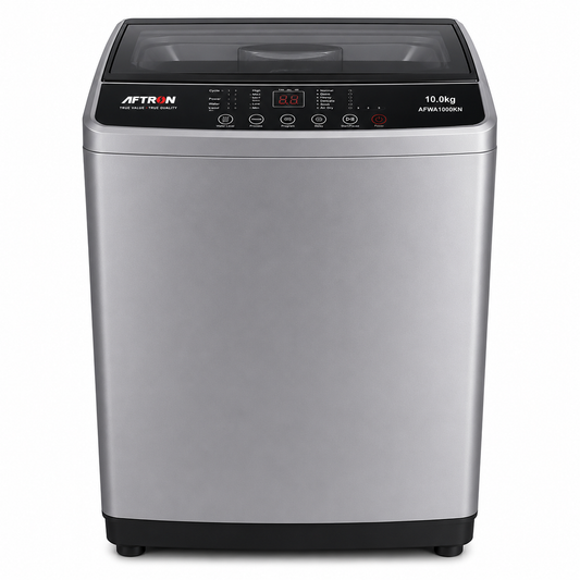 AFTRON Top Load Washing Machine 10KG AFWA1000KN – Fully Automatic | Large Capacity | White