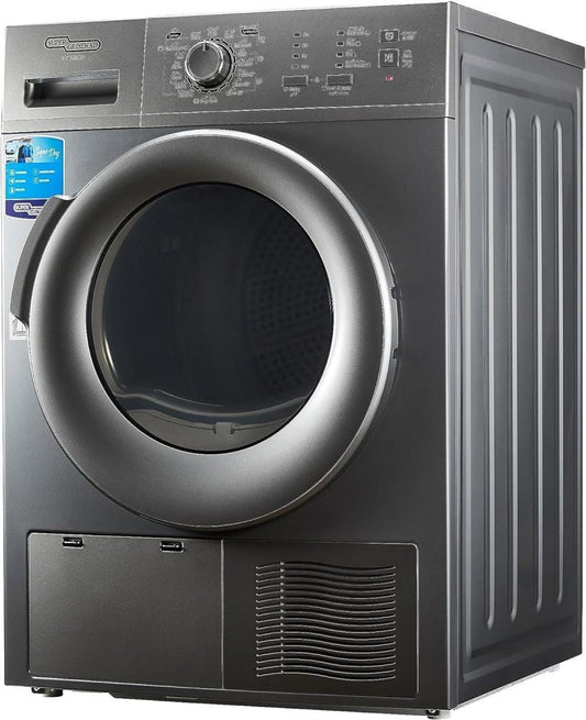 Super General SGD8800DDS 8kg Front Load Condenser Dryer – Fully Automatic with 16 Programs & Humidity Sensor
