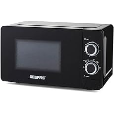 Krome 20L Black Solo Microwave Oven 700W with 5 Power Levels & Defrost Function | KR-MW20MM | UAE
