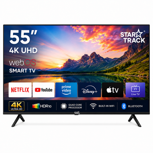 STAR TRACK 55" Smart LED TV ST55KLG2200-WEBOS 4K | Ultra HD | webOS Hub | Magic Remote